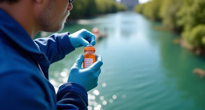 An&aacute;lisis de contaminaci&oacute;n en r&iacute;o urbano